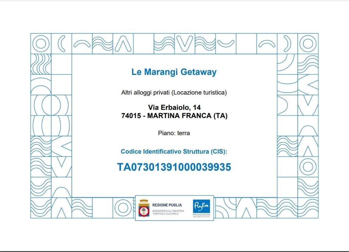 Apartment Le Marangi Getaway Martina Franca